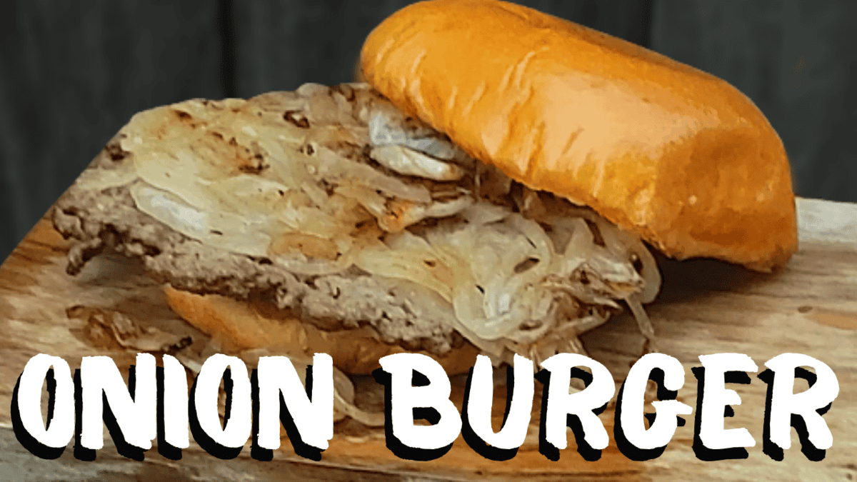 Onion Burger Griddle With Johnny